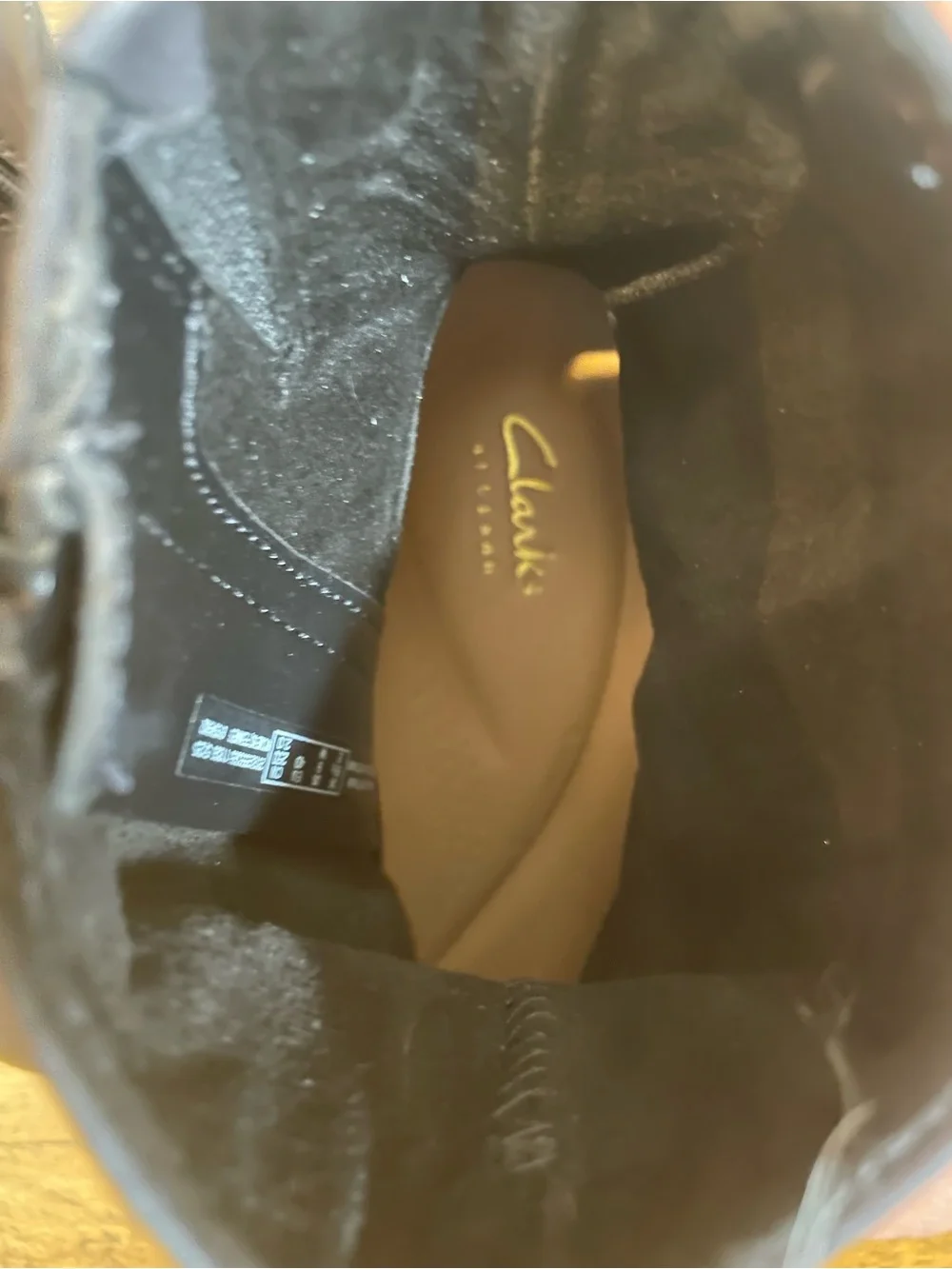 Clarks smooth leather